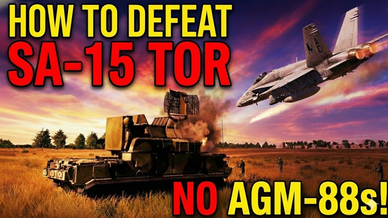 How to defeat a SA-15 Tor Without Using HARMs | Fast & Easy! | DCS WORLD