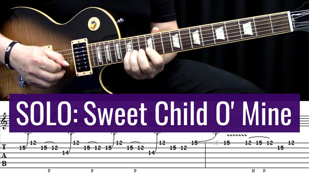 Guns N' Roses - Sweet Child O' Mine - Solo [Cover + Tablatura]