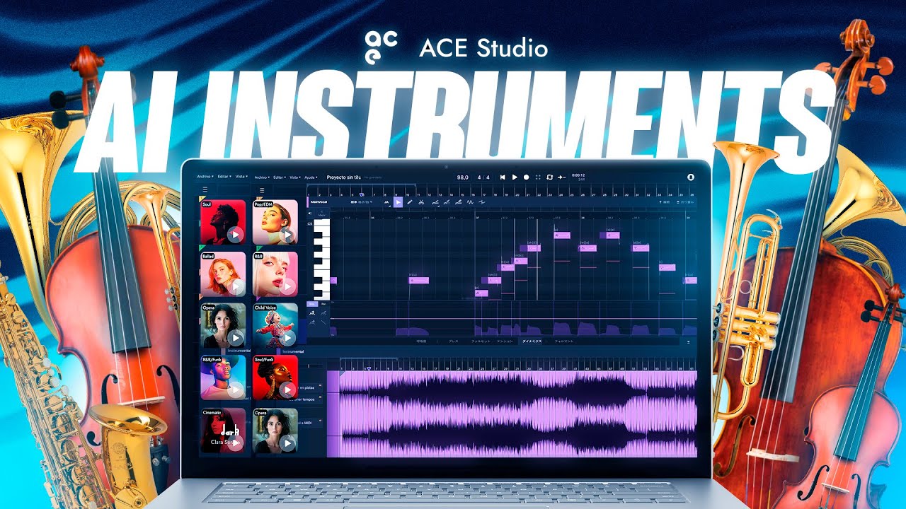 ¿MÚSICOS EN PELIGRO? Esta IA Crea Instrumentos REALISTAS en segundos 😲🔥 ACE Studio