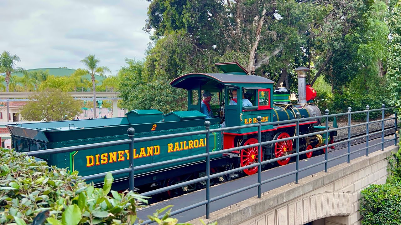 Disneyland Railroad Round Trip & Tender Ride on the E.P. Ripley