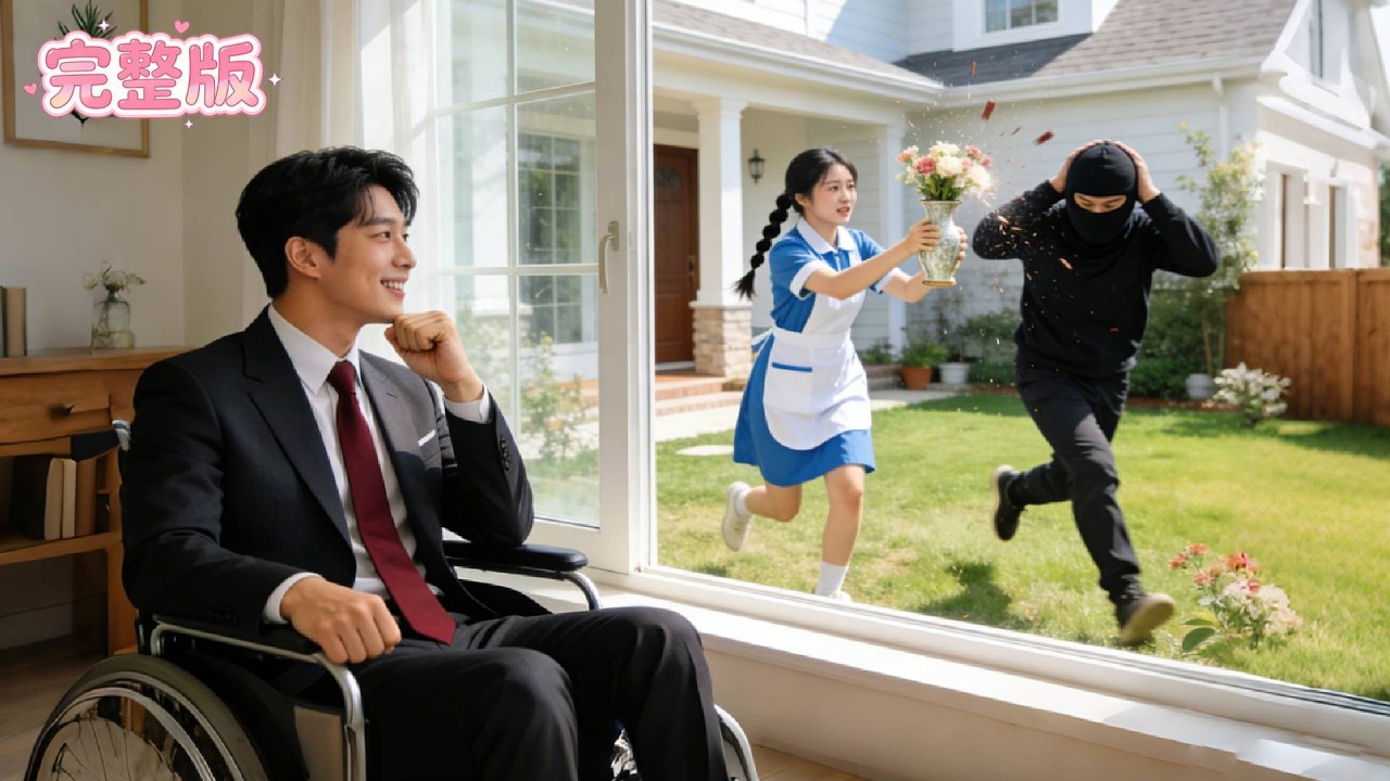 殘疾總裁對所有女人過敏，卻對拿花瓶砸小偷的女保潔撩到失控！當場跪地求婚，全場驚呆！#霸总 #甜寵 #愛情 #短劇 #總裁 #灰姑娘 #追妻火葬场