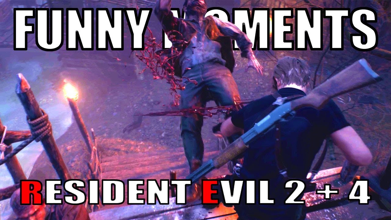 Resident Evil 2 and 4 But We Turn Them Into A Comedy! | Funny Gaming Moments