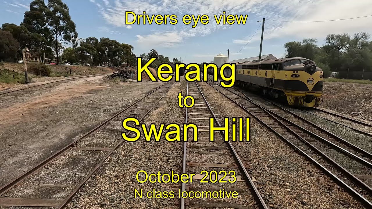 Drivers eye view, Kerang to Swan Hill, Oct 2023