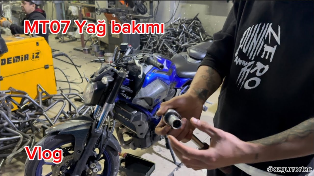 Yamaha MT-07’e İlk Bakım! Yağ Değişimi Nasıl Yapılır?