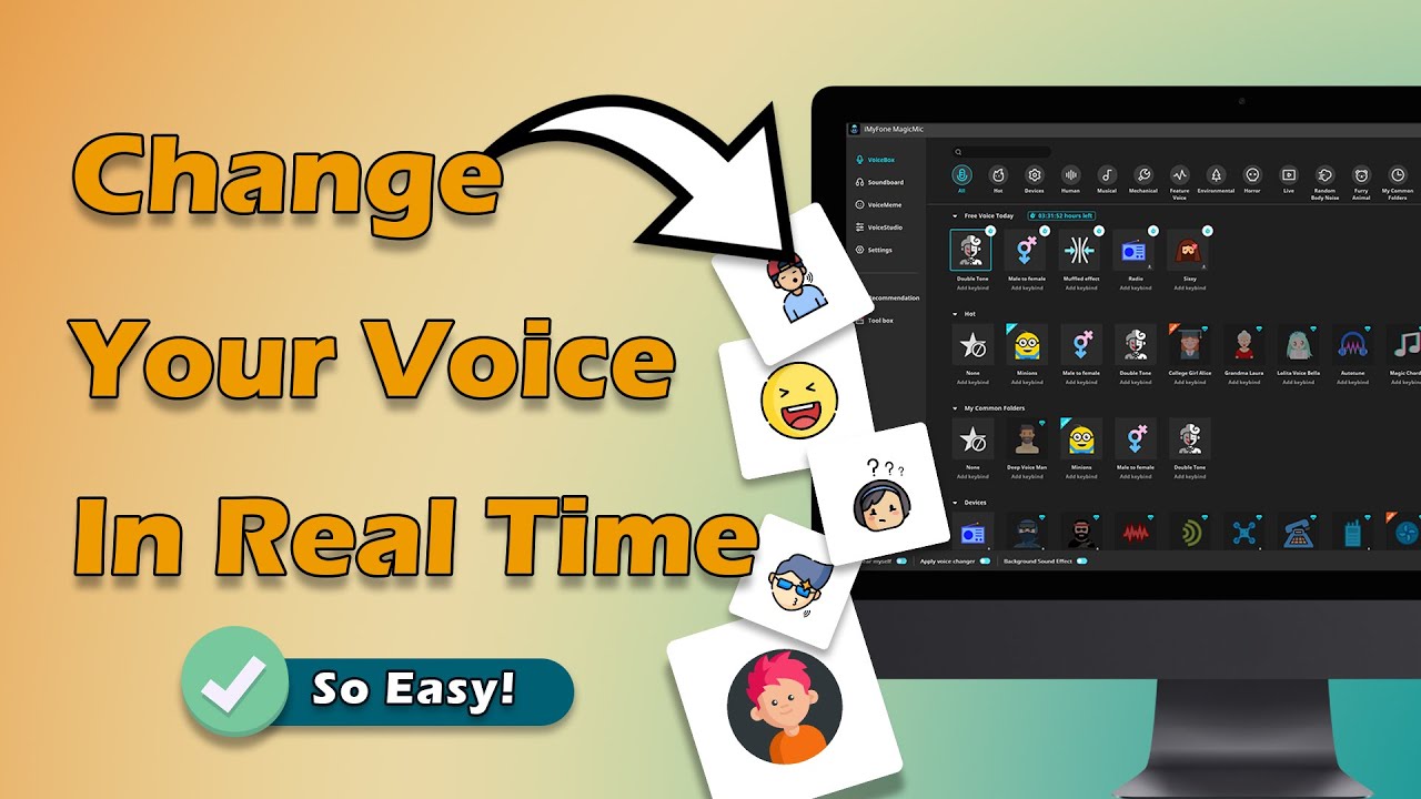 Best Voice Changer For PC | Free Voice Changer iMyFone MagicMic