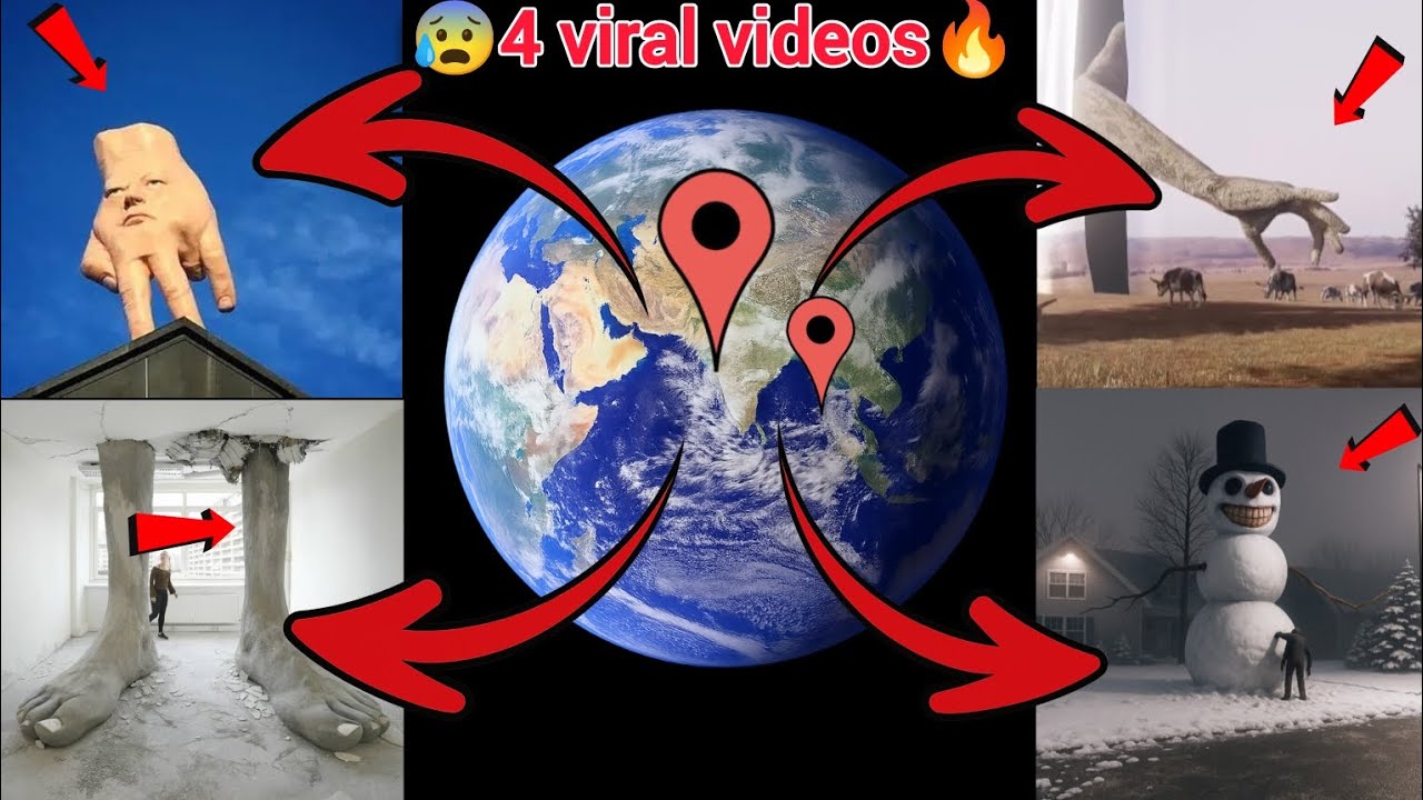 😰I found top 4 viral videos new V'S old in google maps🌍#eartheffects89 #trending #viralvideo 