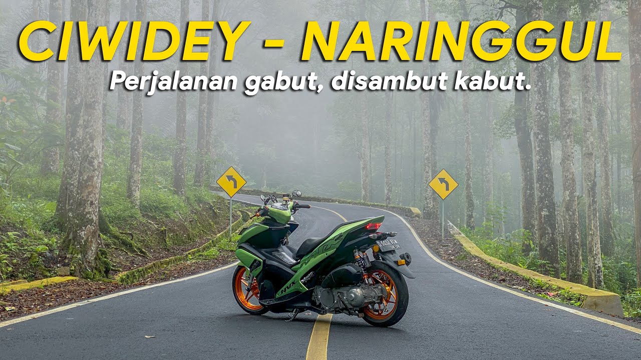 Motoran Ciwidey Naringgul – Jalanan Berkelok & Berkabut | Mini Touring | Aerox 155 | 2025