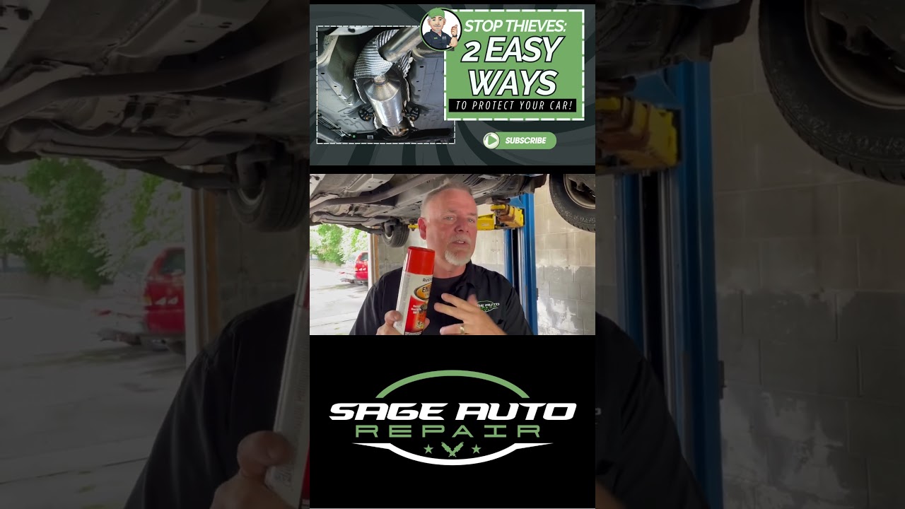 How to Protect Your Catalytic Converter from Theft | Free Tip from Sage Auto Repair