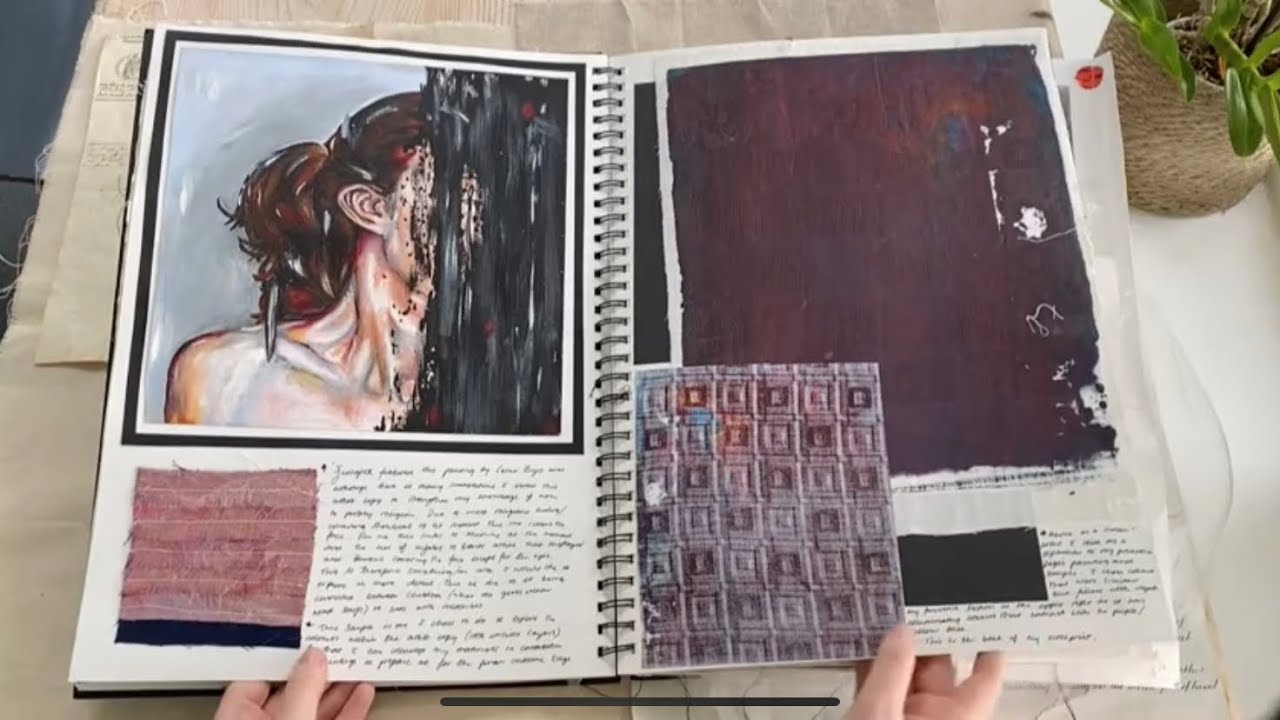 A* Foundation Degree Art Sketchbook - The Sketchbook That Got Me Into The Top Uni