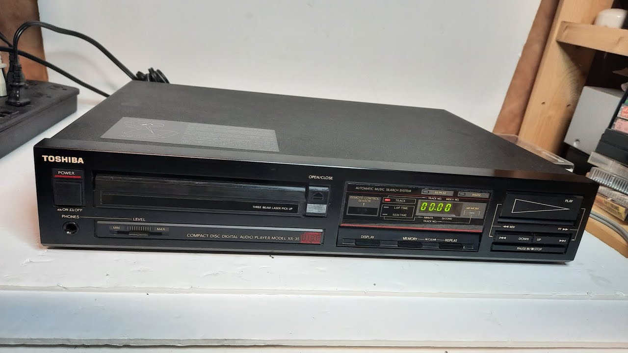Vintage Toshiba XR-35 CD Player 1986