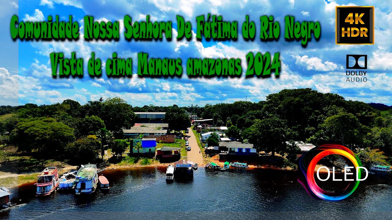 Aerial view of the Tarumã Mirim community, Nossa Senhora de Fatima, reveals impressive images.