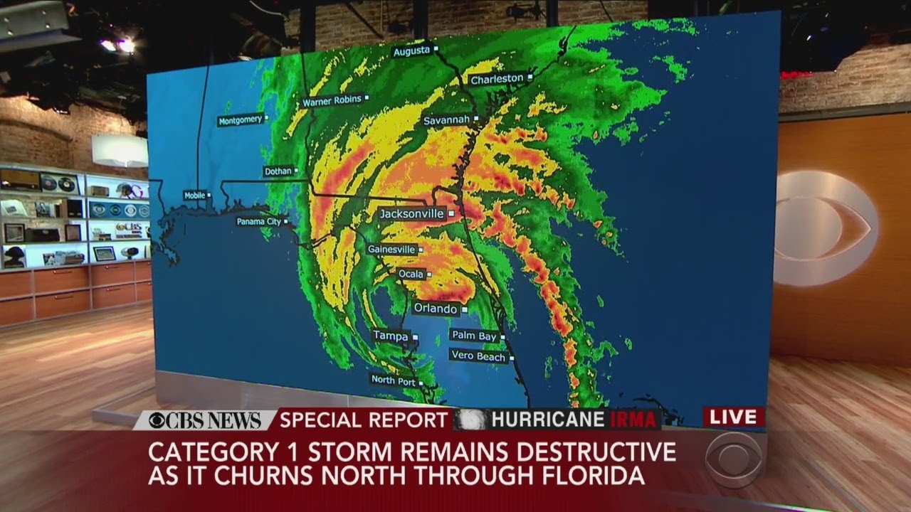 Hurricane Irma Weakens Slightly As It Slams Florida, Moves Toward Georgia
