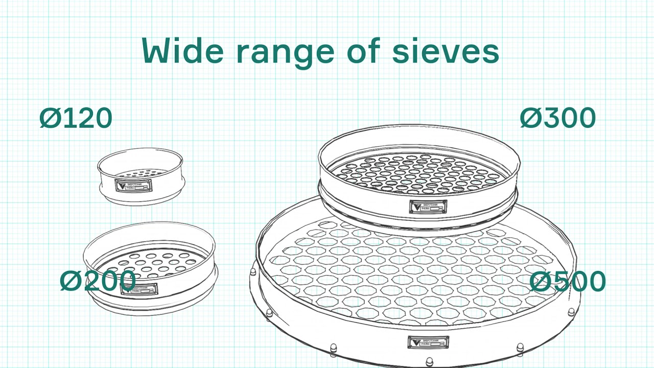 Laboratory sieves ( VIBROTECHNIK)