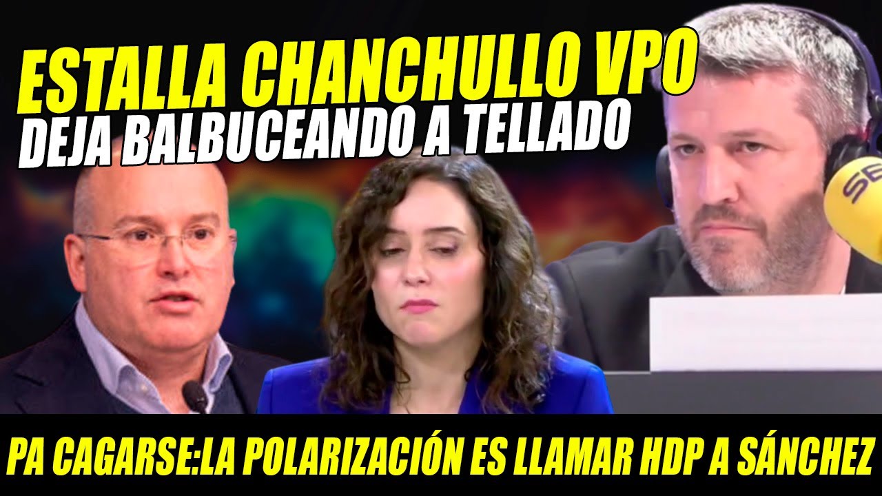 AIMAR BRETOS HACE BALBUCEAR A TELLADO X REGULARIZACIÓN,CHANCHULLOS VIVIENDA VPO Y SÁNCHEZ HDP