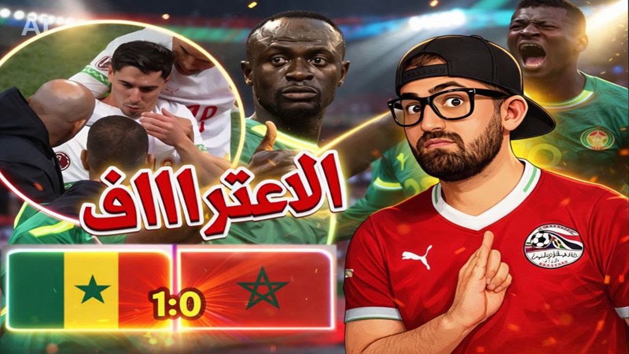 فضيحة مباراة المغرب والسنغال وخناقة الجماهير