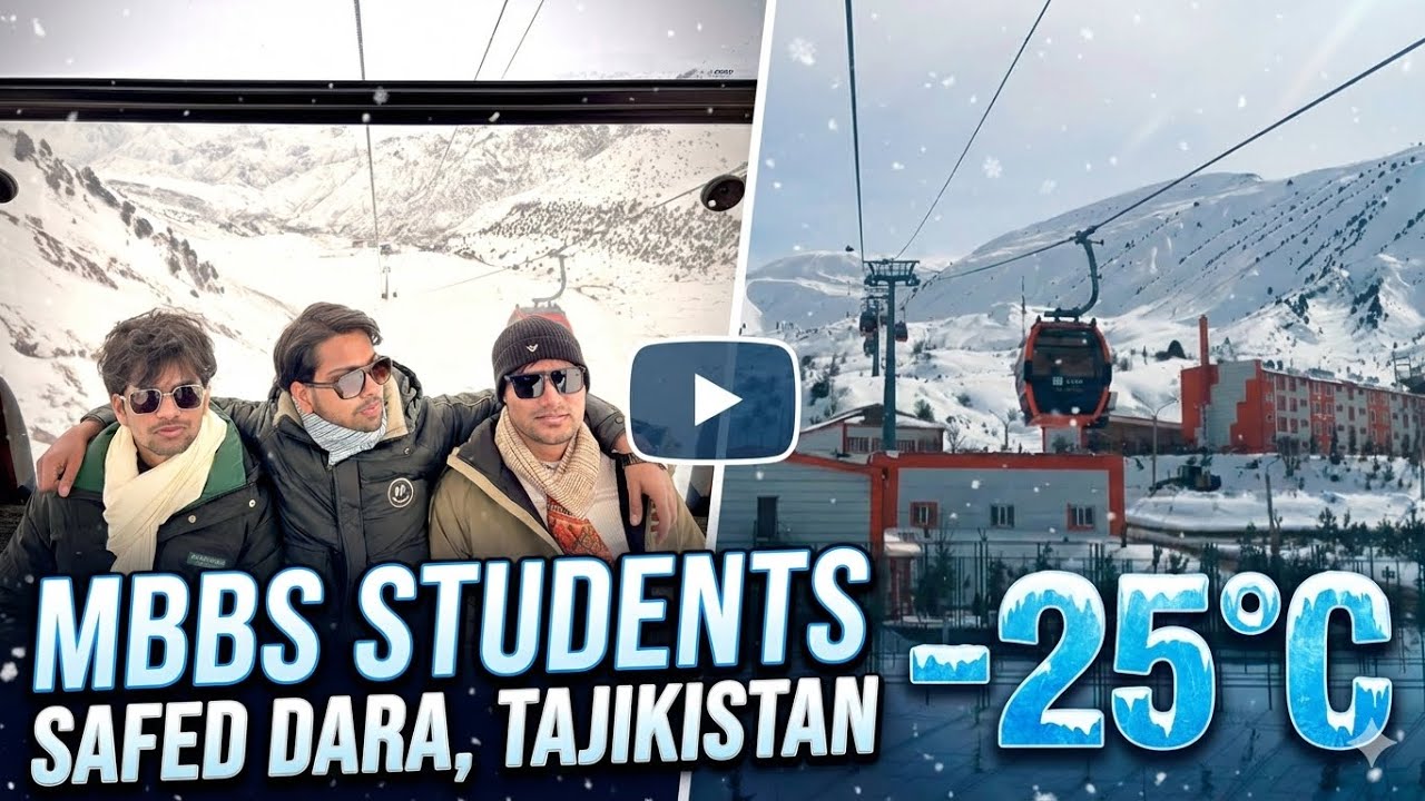 From Exams to Mountains 🏔️ | Safed Dara Tour | First Year MBBS Abroad | Tajikistan | Part 1