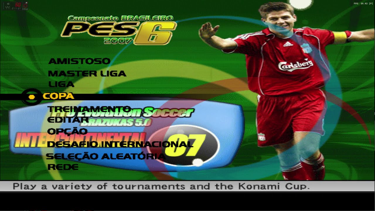 🟠PES6 BRAZUKAS 5.0 INTERCONTINENTAL 07 DVD ISO PS2 (CRÉDITOS:WEBrazukasTeam)LEÍA A DESCRIÇÃO👇👇👇👇