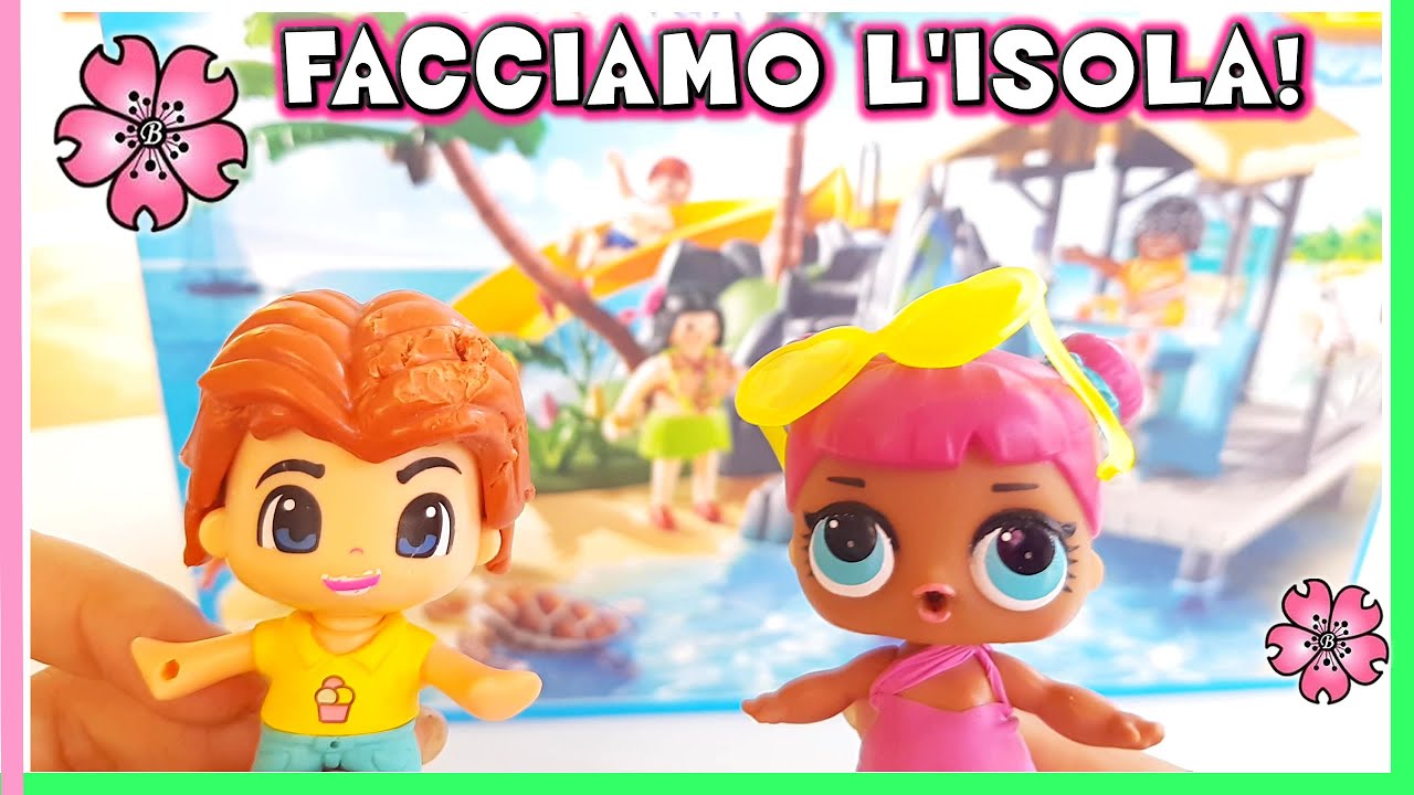 COSTRUIAMO Temptation island per le LOL con PLAYMOBIL: unboxing e montaggio veloce by Barbara e Lara