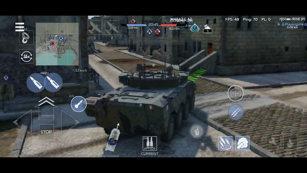 War Thunder Mobile Replay: Freccia "APFSDS Drive Thru!"