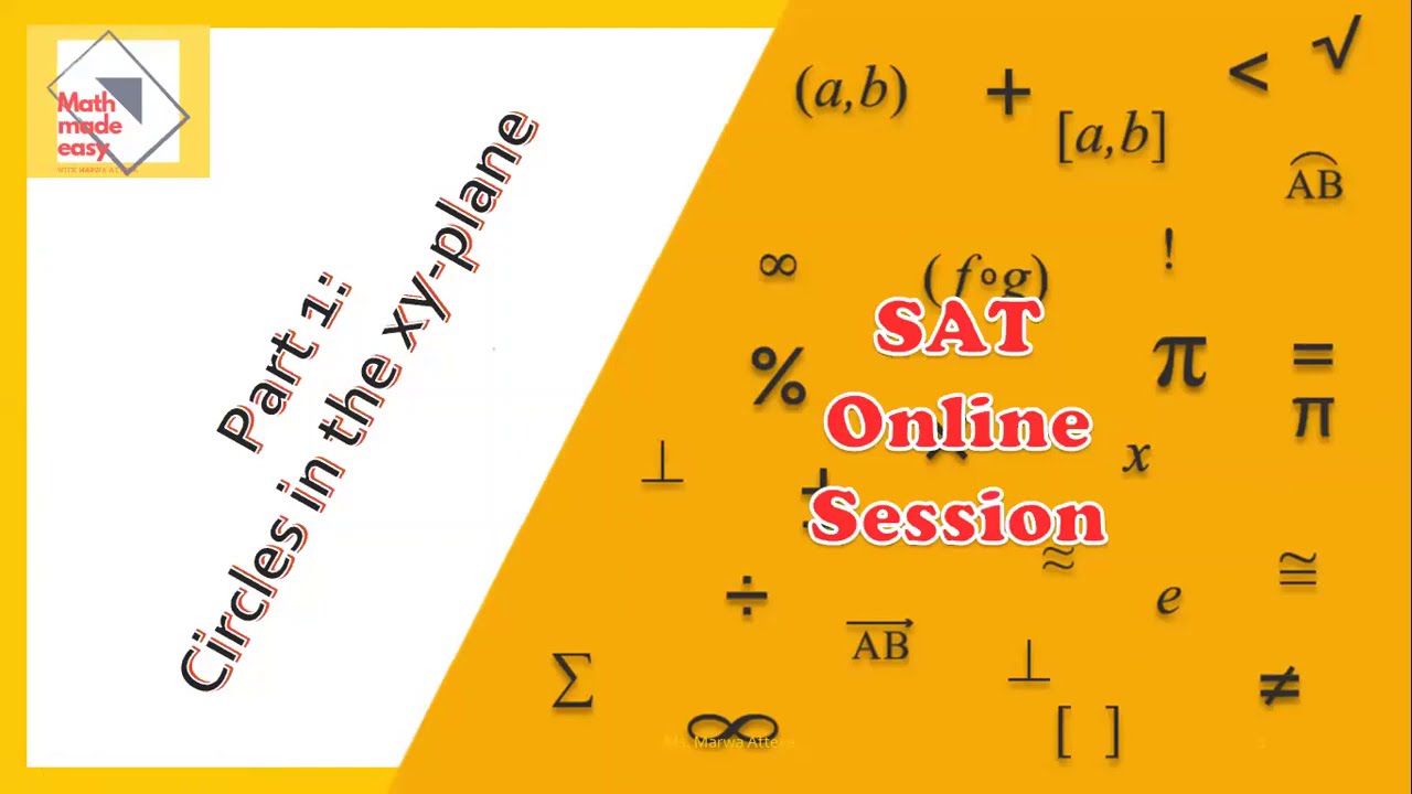 Circles in the xy plane (Arabic Online Session)