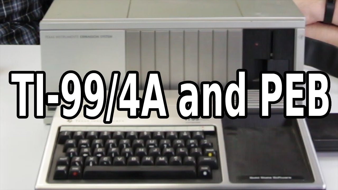 Texas Instruments TI-99/4A and Peripheral Expansion Box - RICM Video Exhibit