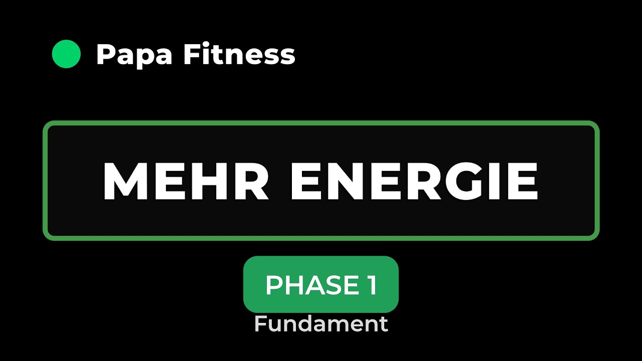 3 Energie-Hacks gegen Papa-Müdigkeit | Papa-Fitness Phase 1