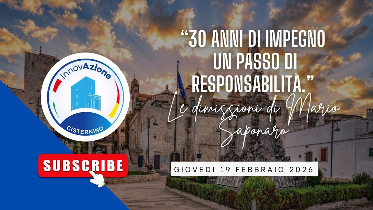 NON UN ADDIO, MA UNA SCELTA: IL SALUTO DI MARIO SAPONARO DOPO 30 ANNI