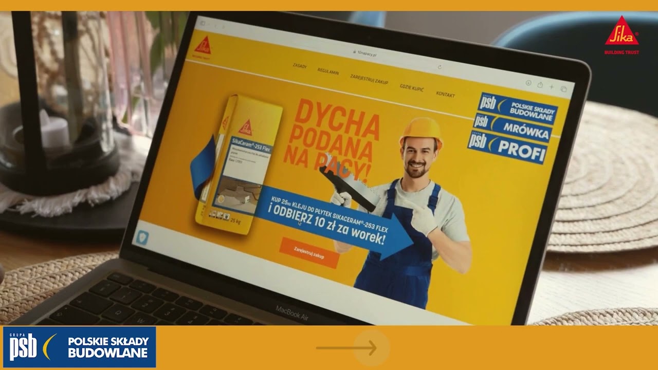 Klej do płytek - Dycha na pacy