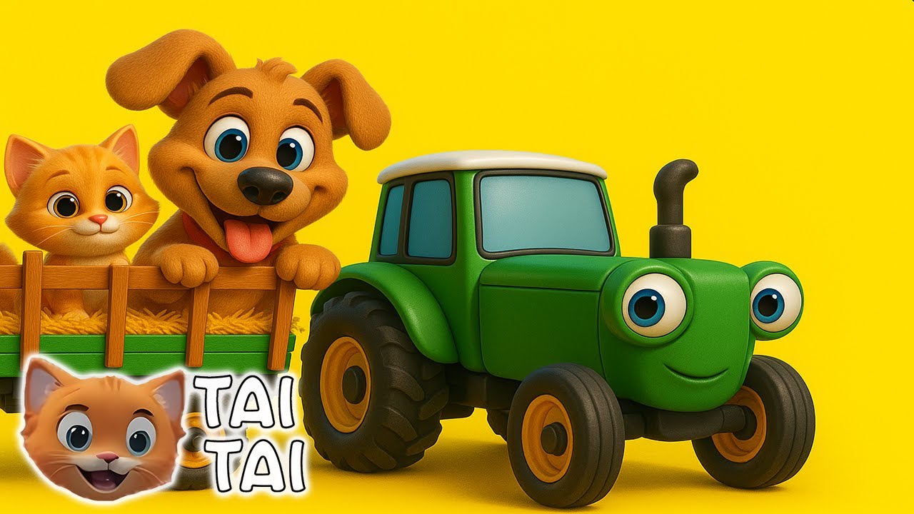 Merge tractorul Bate Motorul - O Aventură Magica cu | Tai Tai cântece pentru copii