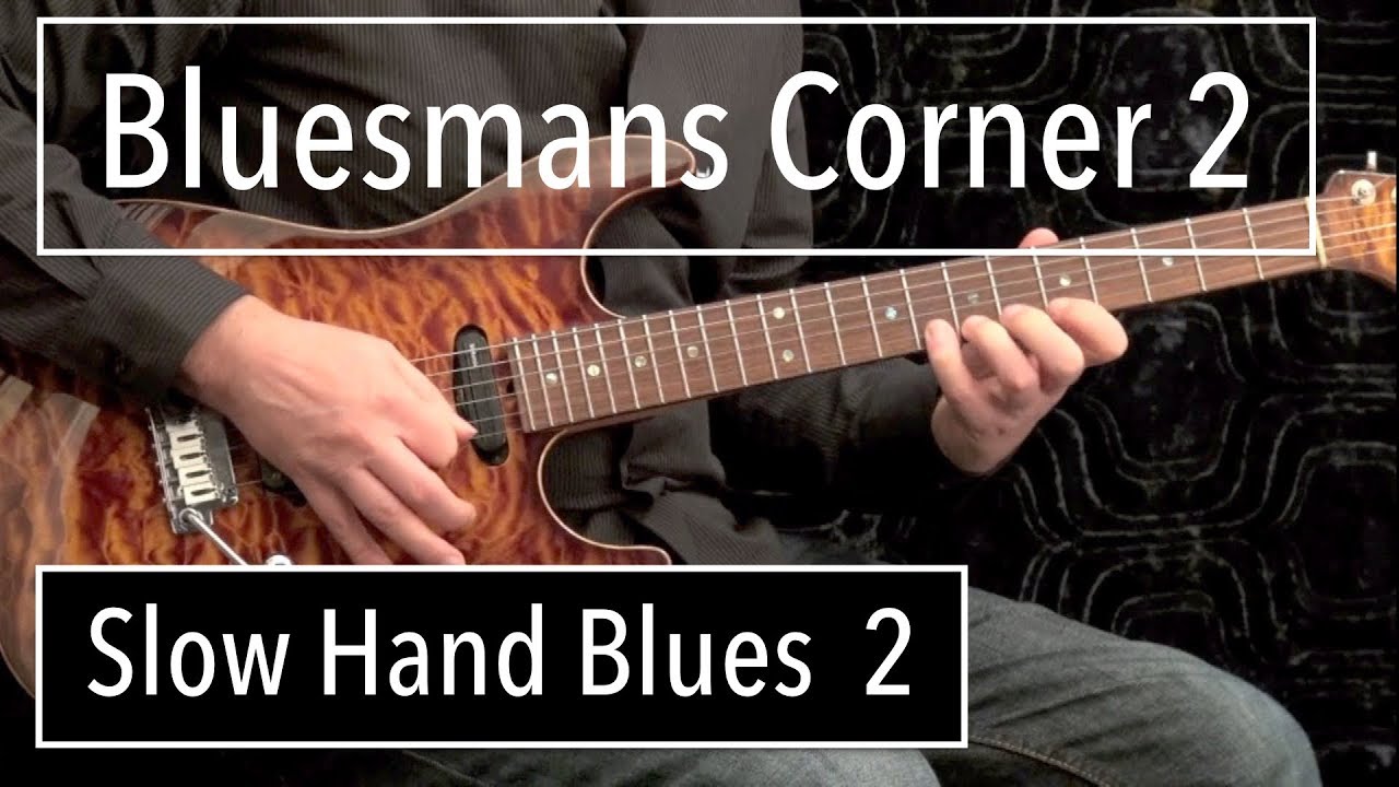 Slow Hand Blues #2 - Blues Guitar Solo Eric Clapton Style