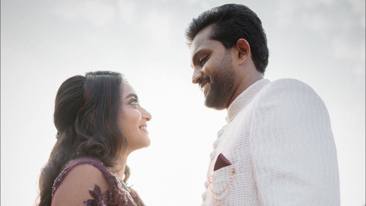 Amith & Shabnum | A Delightful Christian Engagement Highlights | Coral Beach Resort Sharjah | 4K