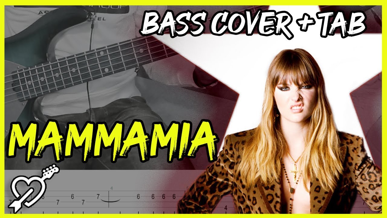 Mammamia - Maneskin -  Bass Cover + TAB