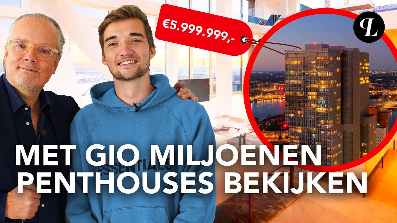 MET GIO DE ALLER DUURSTE PENTHOUSES VAN ROTTERDAM BEZOEKEN😍