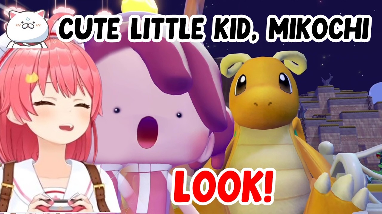 Miko Becomes a Cute Little Kid When Playing Pokémon Pokopia
