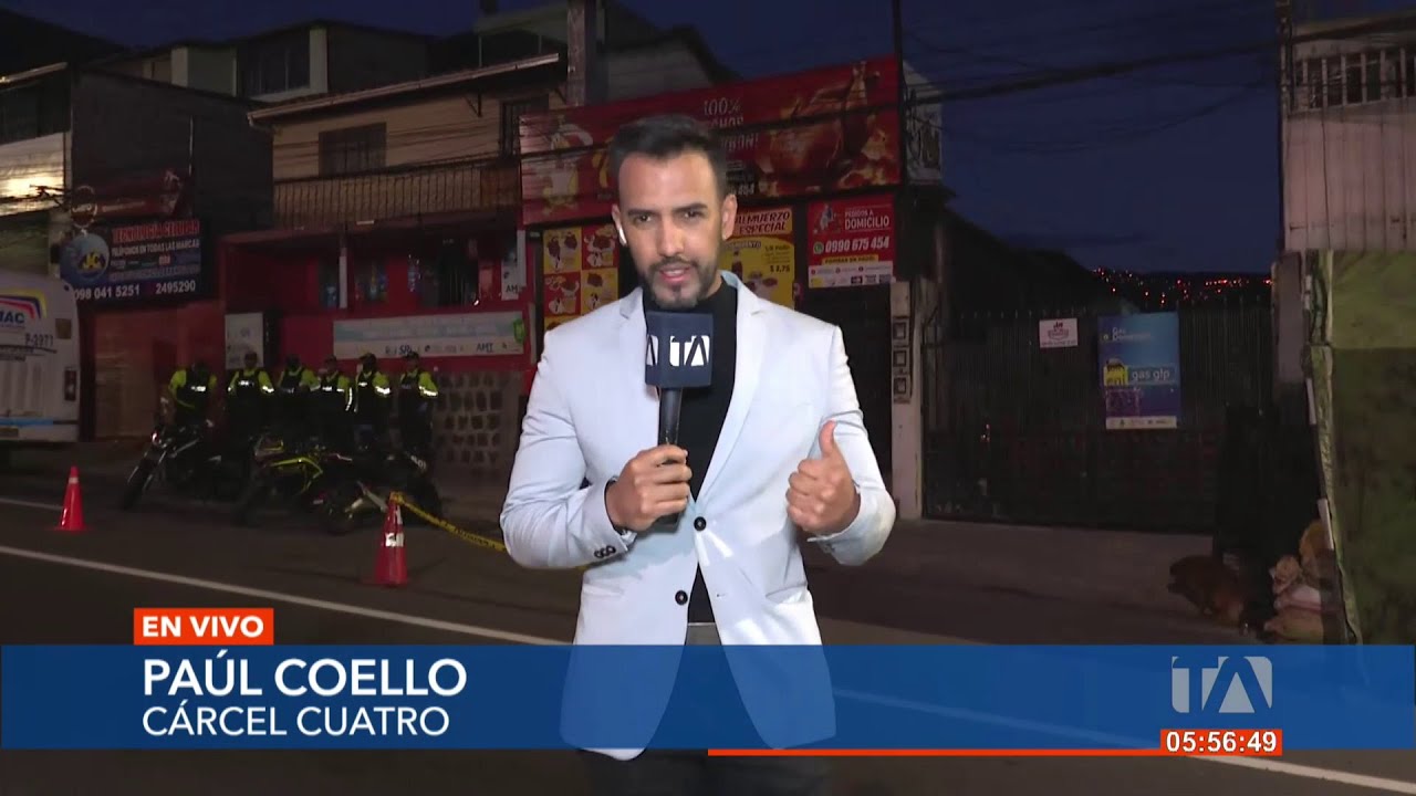 Daniel Salcedo en la cárcel 4 de Quito