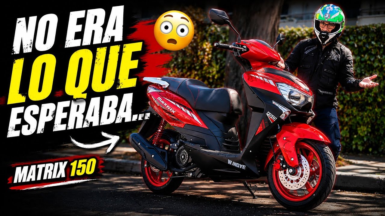 Moto Scooter Matrix 150 - (chiquitita pero poderosa)