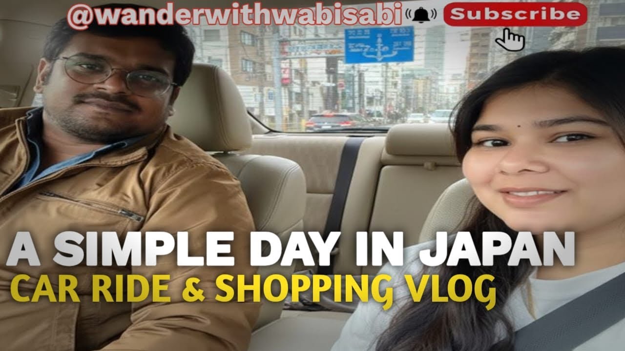 I spent a day in japan with my husband like this #DailyLifeInJapan Calm Car Ride & Grocery Shopping