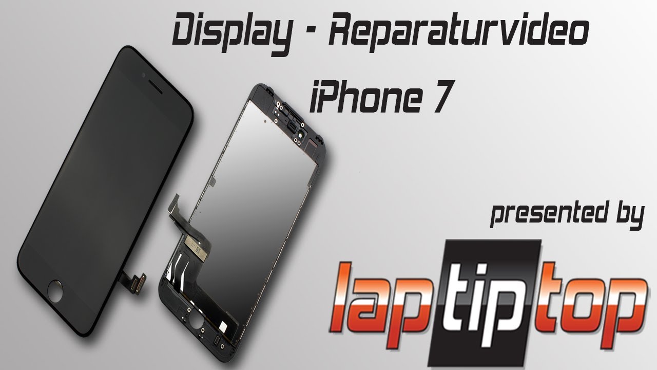 Apple iPhone 7 Display-Einheit Austausch Reparatur Tutorial | laptiptop.com