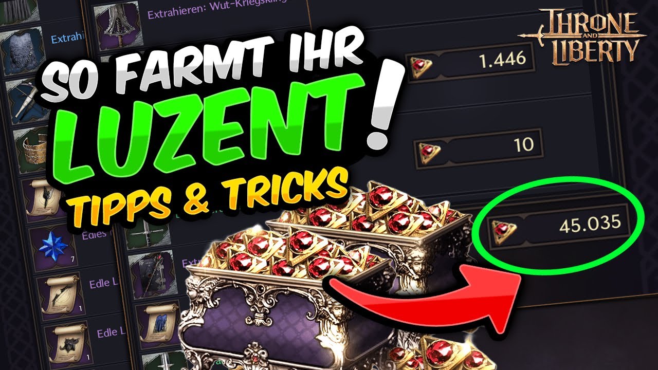 So machst du Luzent in Throne and Liberty: Tipps und Tricks für schnellen Reichtum!