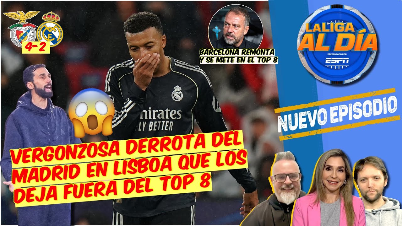 Real Madrid FUE HUMILLADO por el BENFICA y Mbappé CARGÓ FEO contra TODO su EQUIPO | La Liga Al Día