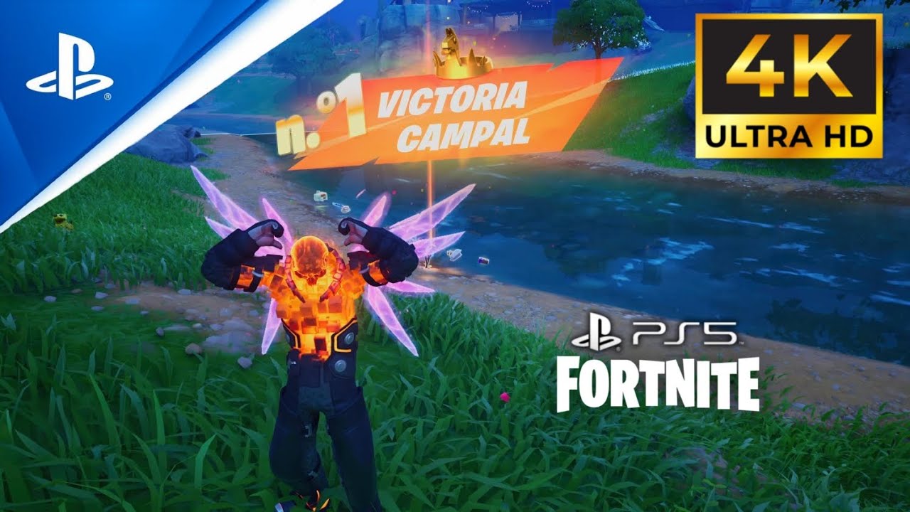 Fortnite (PS5 Pro) 4K 60FPS HDR Gameplay  Evento Del Visitante | Skin Viajero Oscuro 