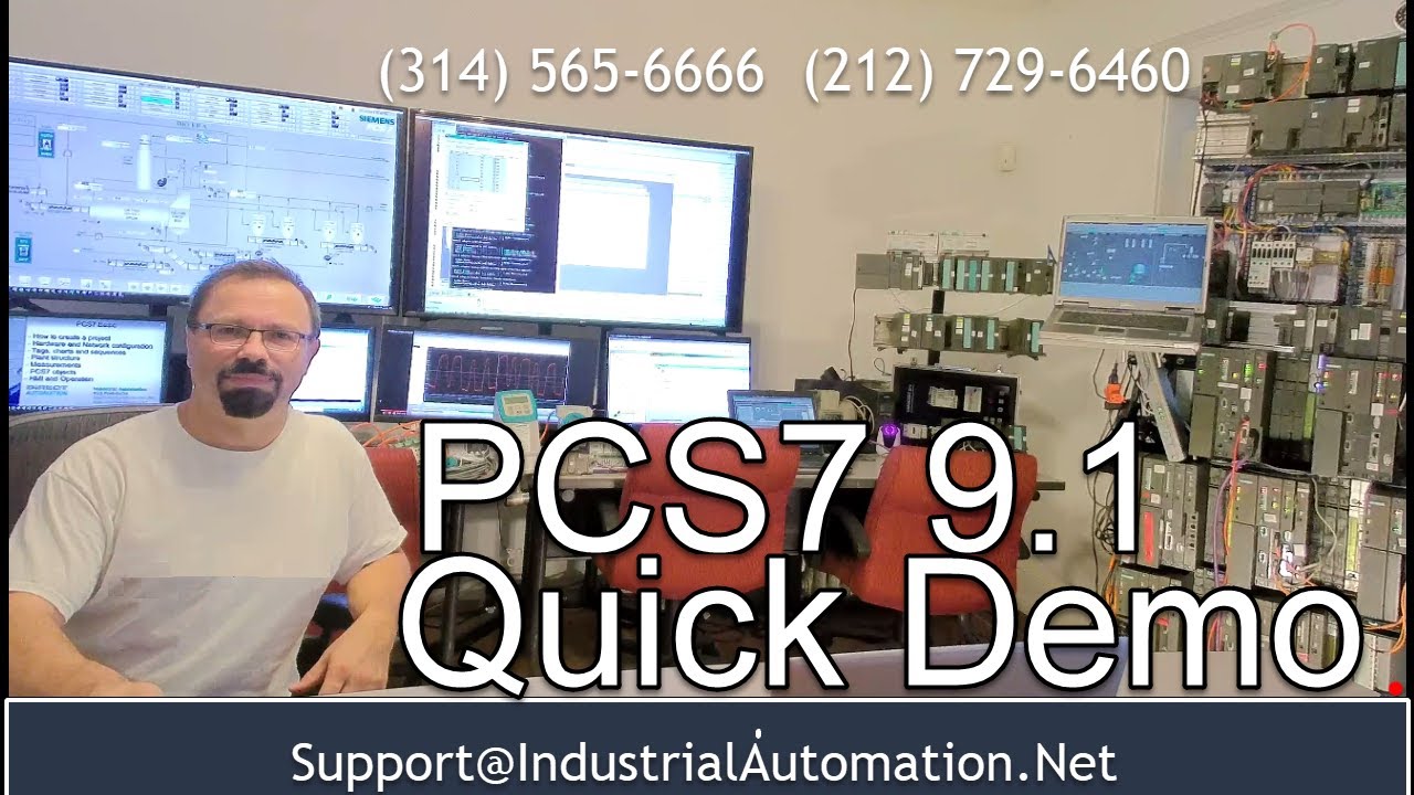 PCS7 9.1 -A quick demo (Siemens Training)