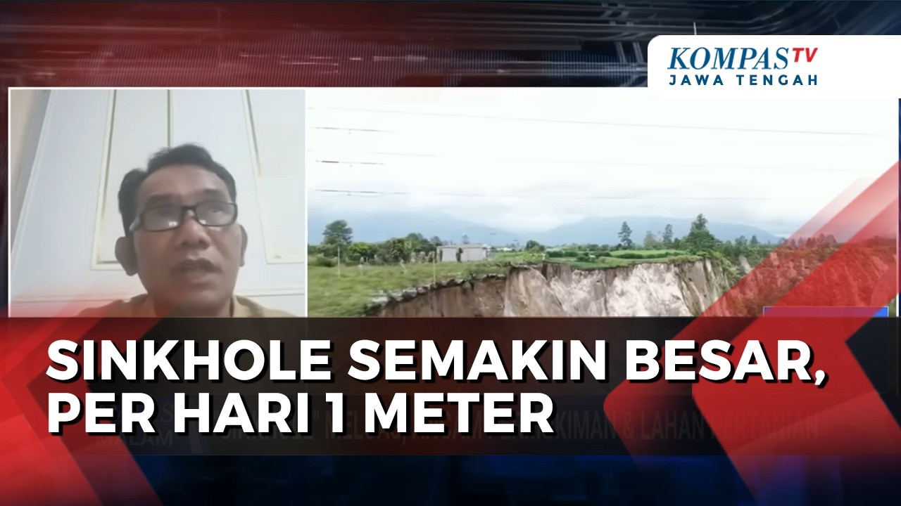 Sinkhole Meluas, Camat Ketol: Sinkhole di Aceh Bertambah 1 Meter Per Hari