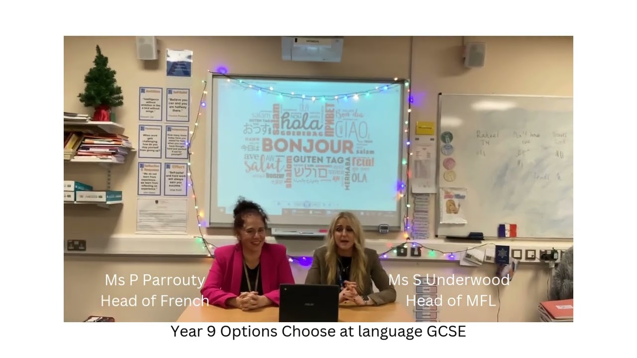 MFL   GCSE options
