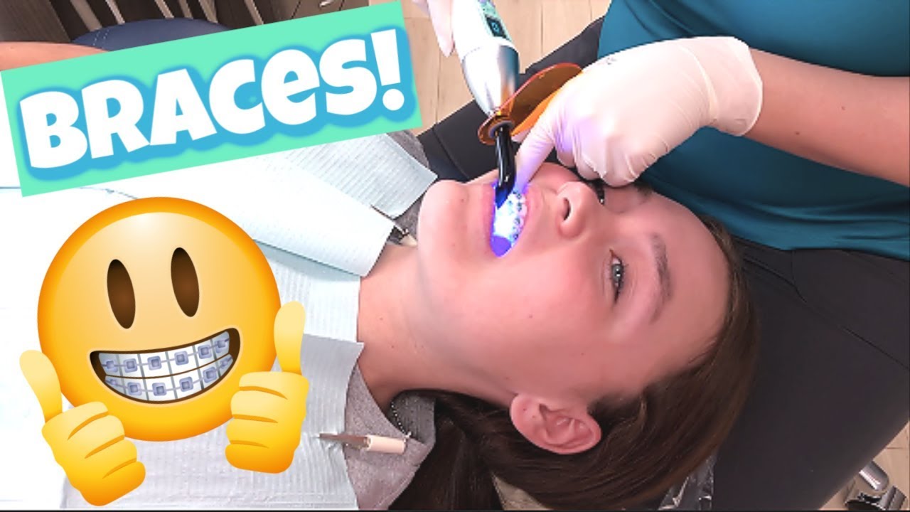 Mya Gets BRACES!! The Process Of Getting BRACES at the Orthodontist!