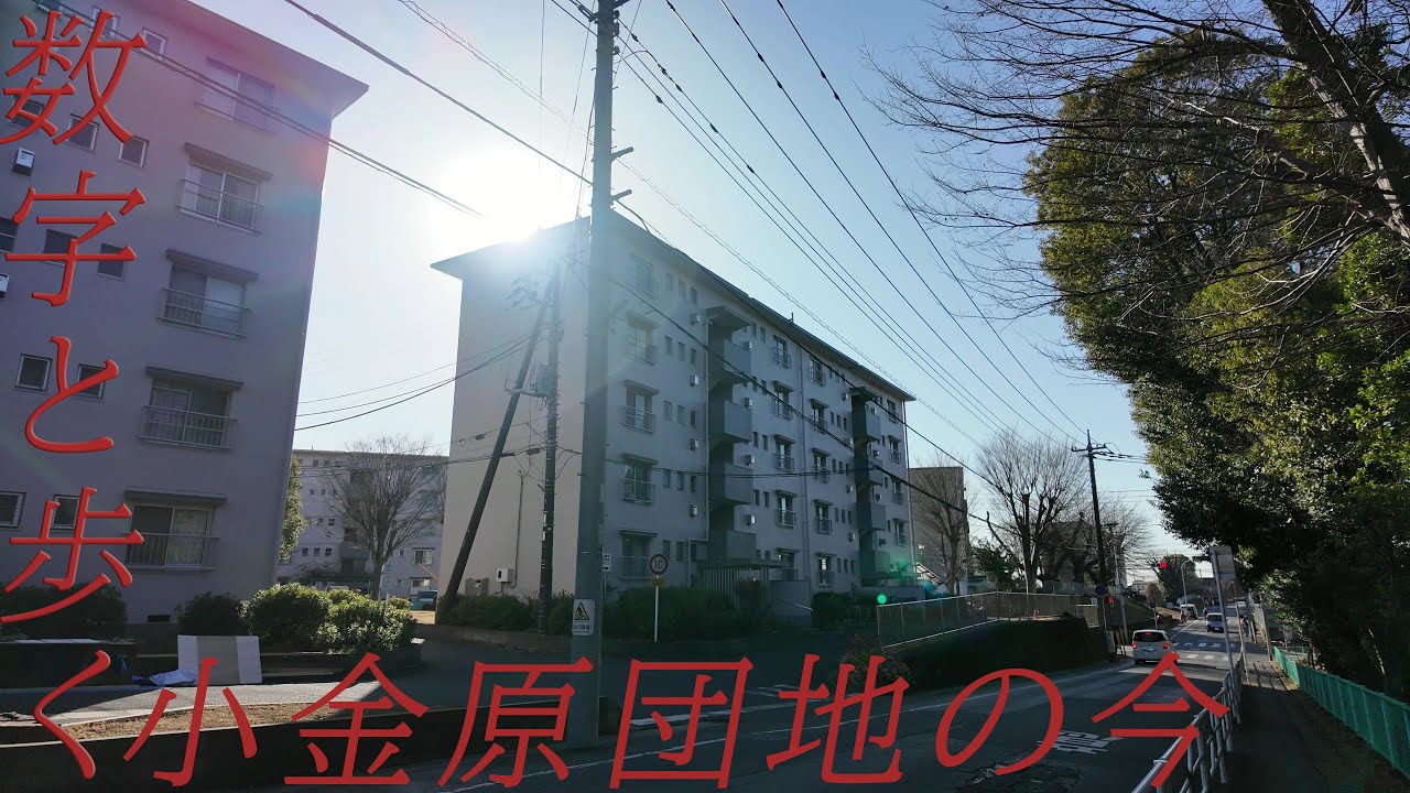 【解説動画】数字と歩く　小金原団地の今