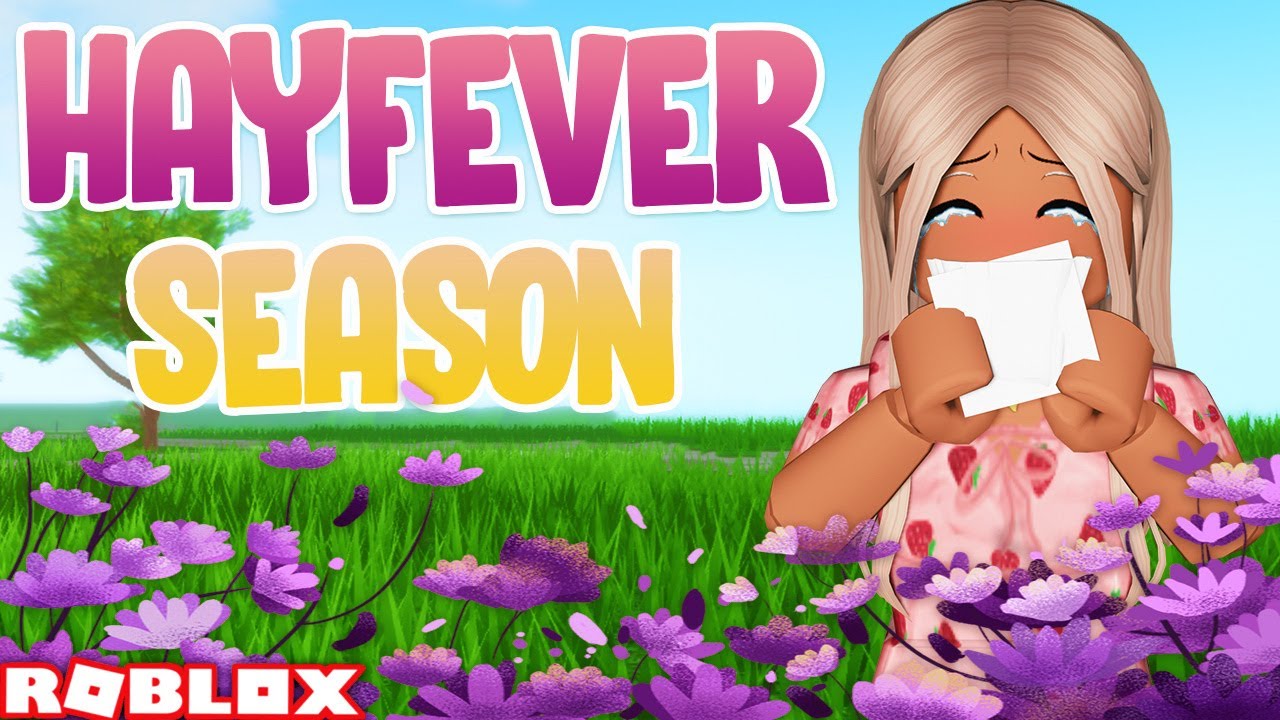 🤧 ENTIRE FAMILY GETS HAYFEVER IN BLOXBURG 🌼 | Roblox
