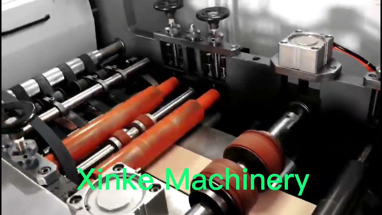 Full Automatic V Bottom Paper Bag Making Machine With 4 Color Printing Online