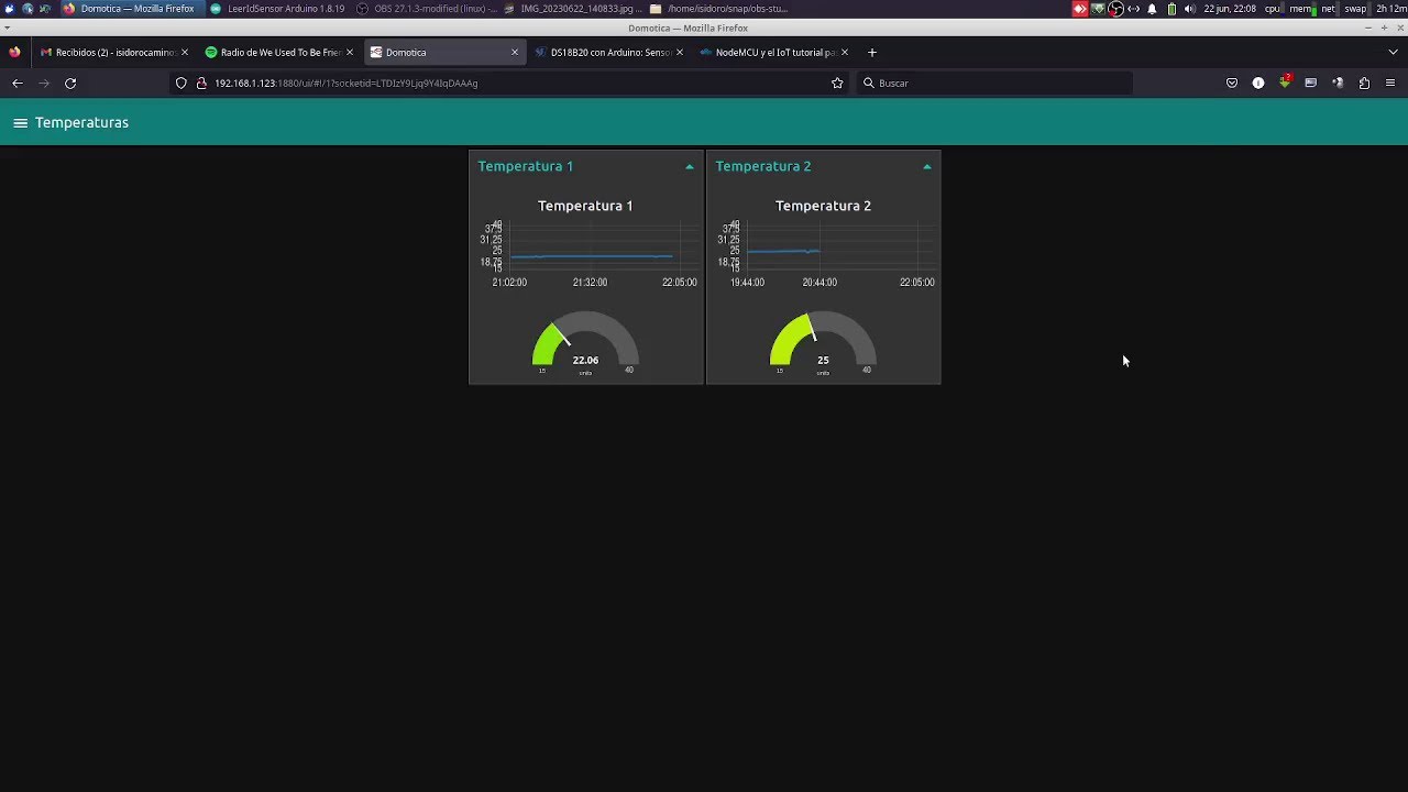 Node-RED + MQTT con Mosquitto - Identificar el sensor digital DS18B20