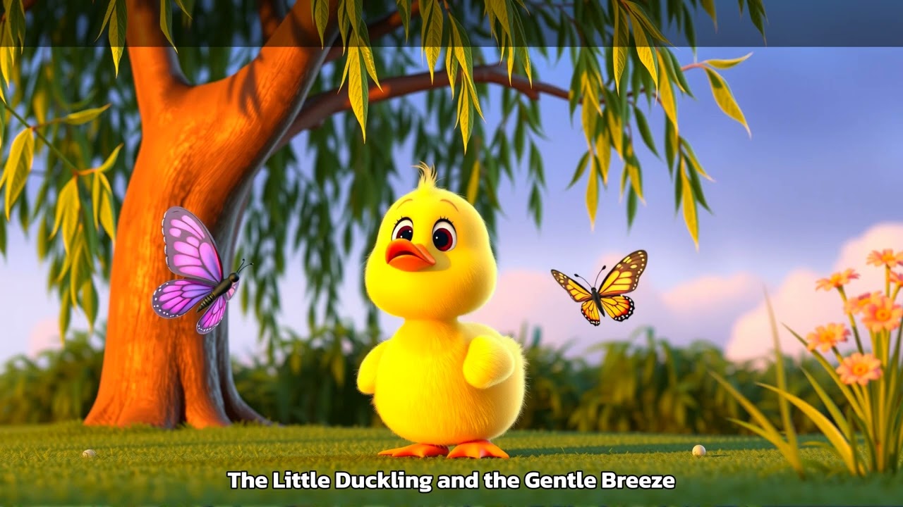 The Little Duckling and the Gentle Breeze | Bedtime Story for Kids 🌙